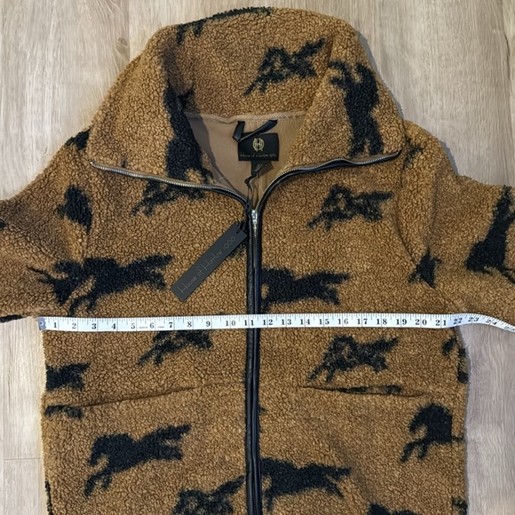 House of Harlow 1960 Horse Sherpa Jacket sz S - Picture 4 of 10